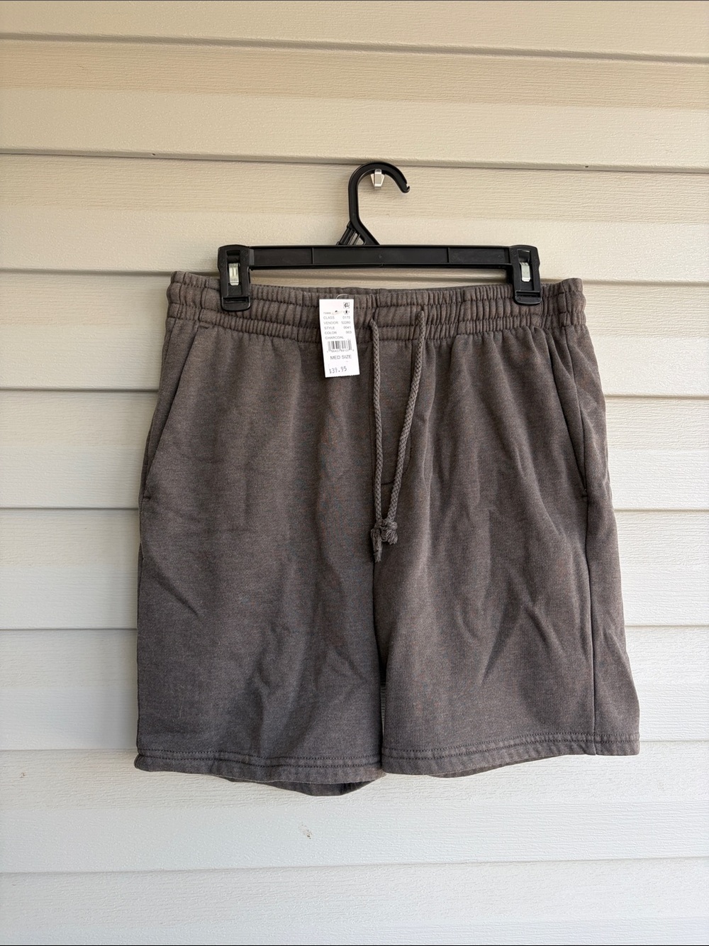 NWT PacSun Casual Drawstring sweat Shorts - Gray - Picture 1 of 6